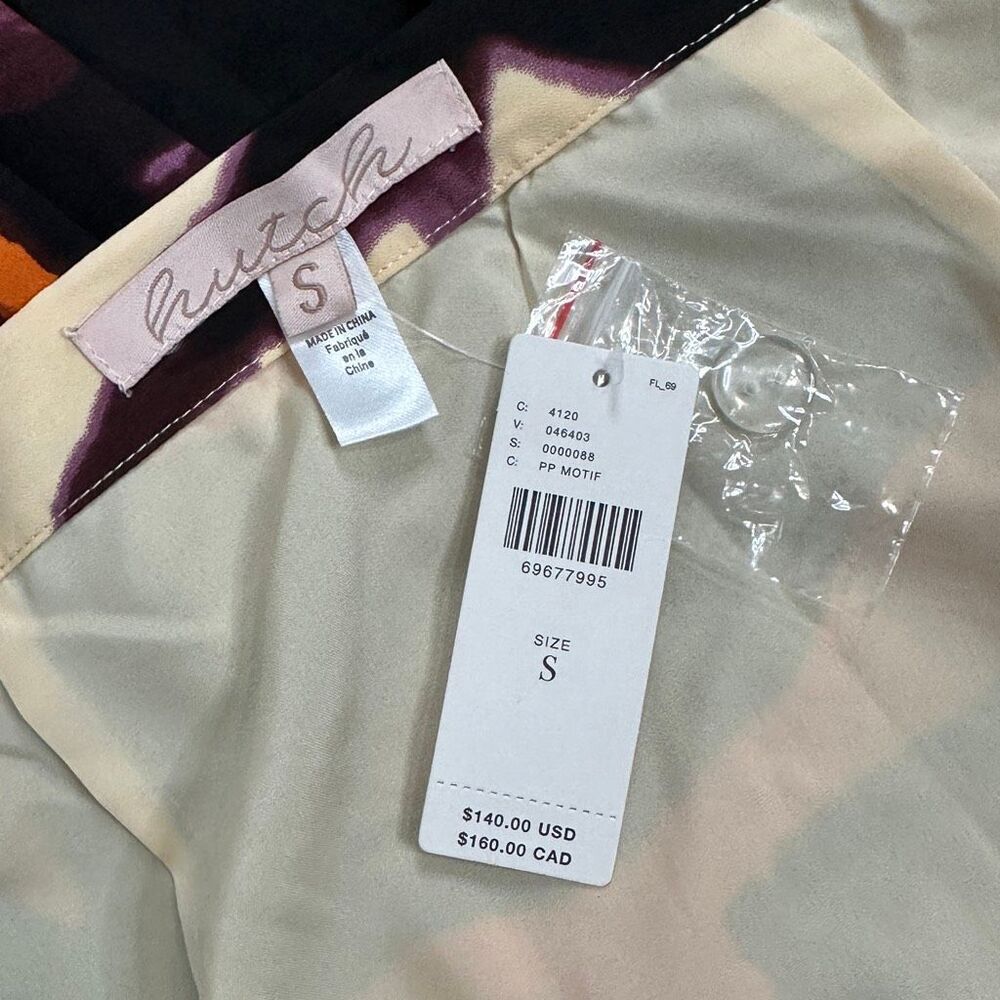 NWT Anthropologie Hutch Floral Wrap Midi Skirt S High Low Ruffle Boho Romantic - Picture 5 of 13